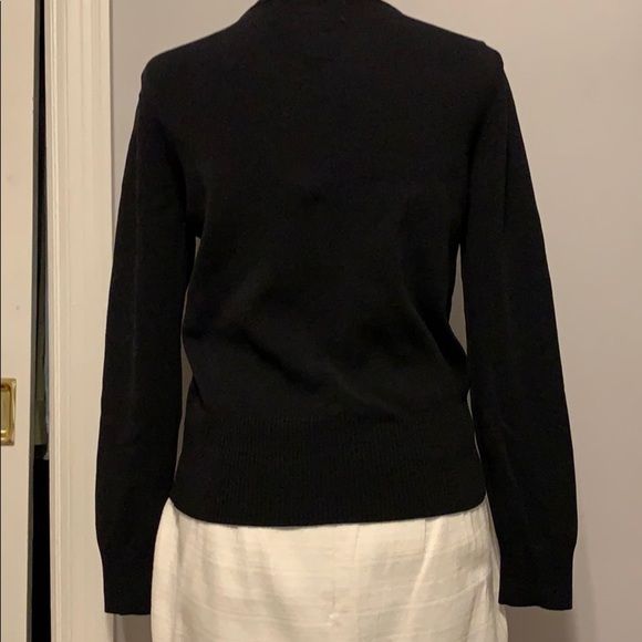 NWOT Classic Black Button-Down Joseph A. Top. - Picture 5 of 7